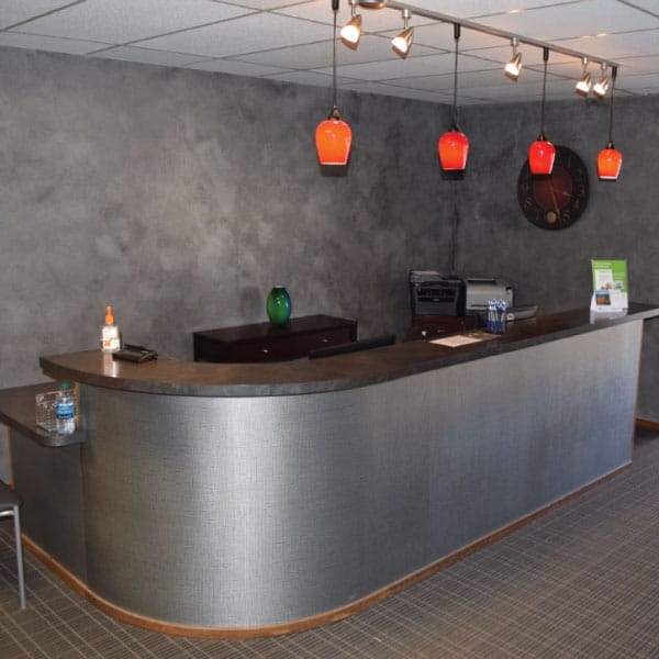 Reception desk